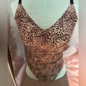 Cheetah print body suit L-XXL